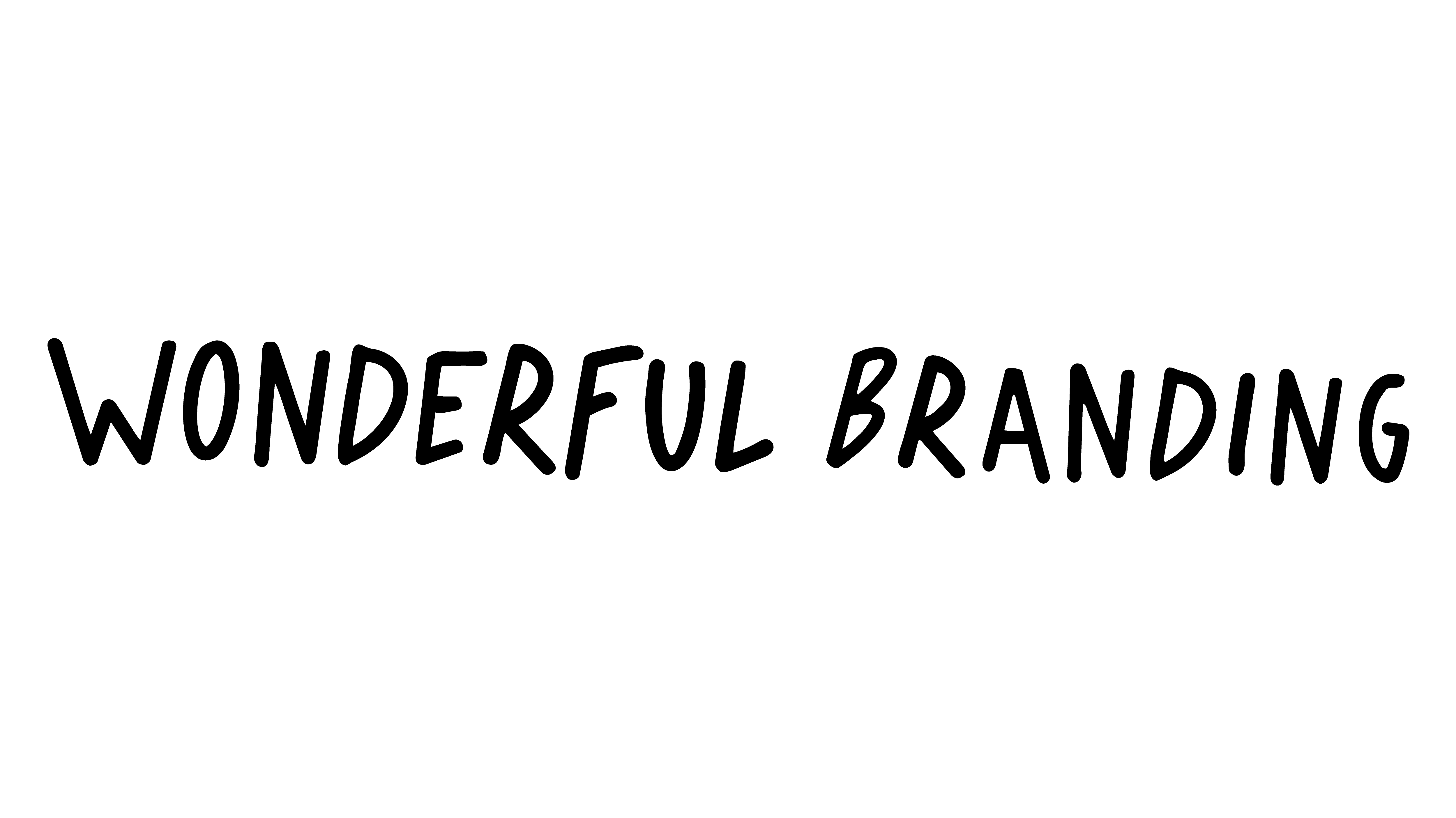 Logotipo por extenso da Wonderful Branding