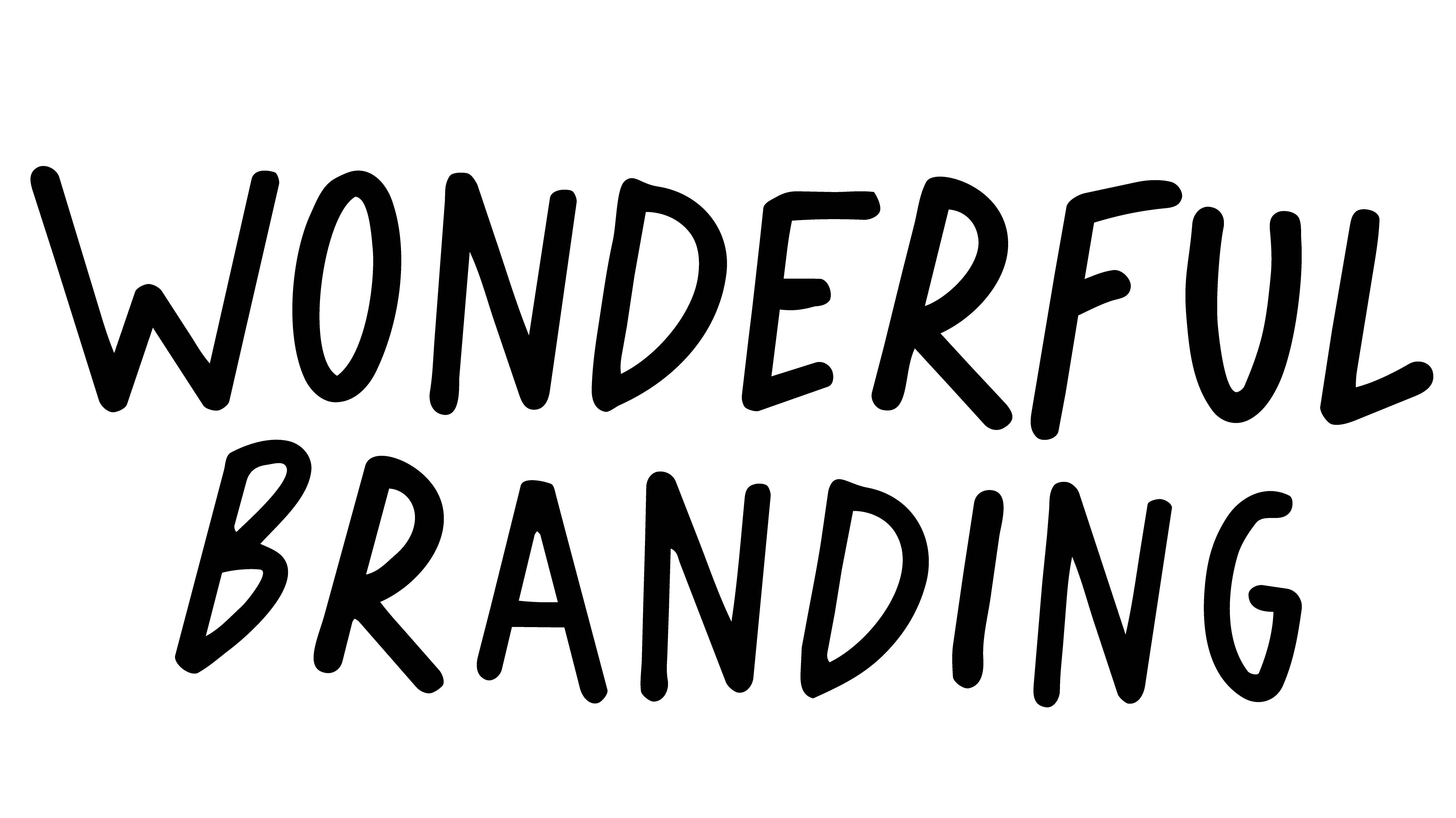 Logotipo sobreposto da Wonderful Branding